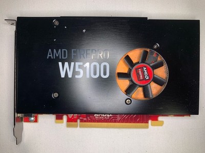 AMD FirePro W5100 MX2T 4-Port DP 4GB GDDR5 Video Graphics Card; Tested