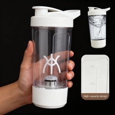 Electric Shaker Cup 450ml Self-Stirring Intelligent Shaker For Protein Shake-Gym