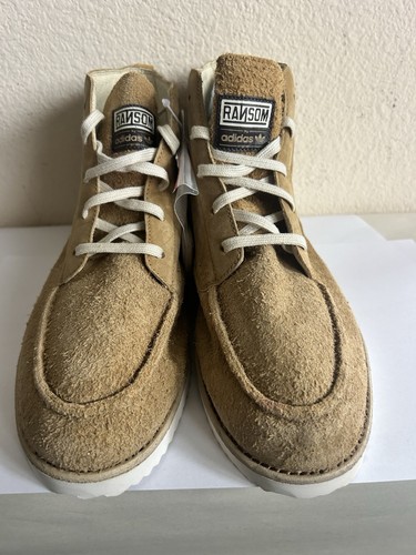 Rare Men’s US 9 Adidas x Ransom Suede Leather Chukka Sneakers Shoes Boots New - Picture 2 of 14