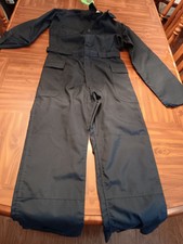 US Military Coveralls 38L Fire Retardant Type I Blue Military- 100 Aramid