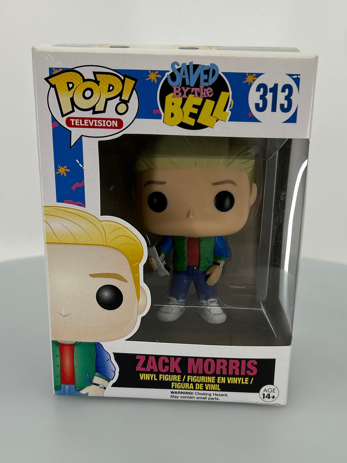Funko Pop! Television Saved By The Bell Zack Morris #313 Vinyl Figure Damaged