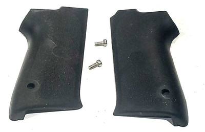 SMITH & WESSON MODEL 5906 PISTOL PARTS:  HOGUE GRIPS & SCREW. MAY FIT OTHER MODS