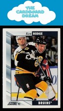 Ken Hodge 1992-93 Score #274 Boston Bruins Hockey Card