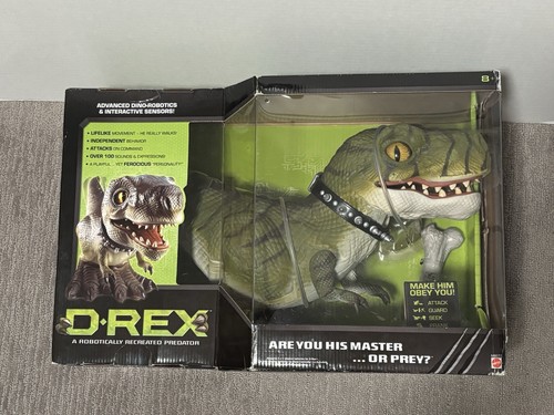 RARE 2008 Mattel D-Rex WORKS W/Trick, No Walking (READ DESC) AS-IS For Display
