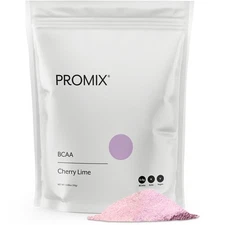 Promix BCAA Post-Workout Energy Powder, Cherry Lime-Plant-Based Branched Chain