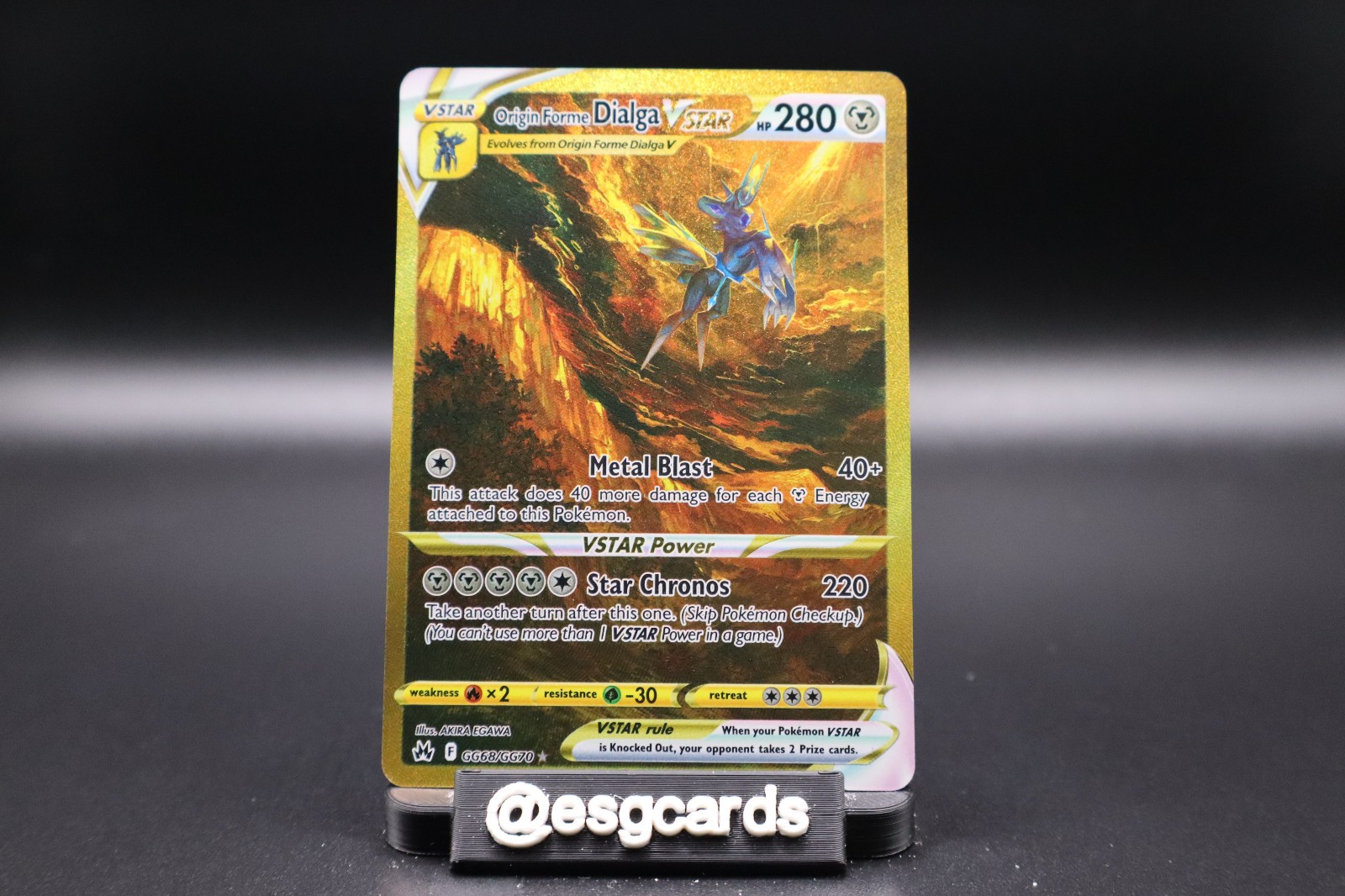 Pokémon TCG Origin Forme Dialga VSTAR #GG68/GG70