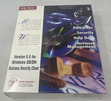 Vintage McAfee Anti-virus Business Security Client Software BSD-DRCT-NA-550 DS
