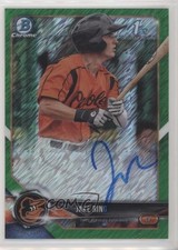 2018 Bowman Chrome Prospect Green Shimmer Refractor 4/99 Jake Ring Auto 3b3