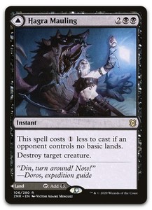 Hagra Mauling // Hagra Broodpit - Zendikar Rising #106 Rare