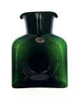 Blenko Handmade Glass 384 Water Bottle in Malachite Signed
