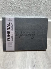 Clever Fox Funeral Guest Book for Memorial Services Book for Funeral 10x7