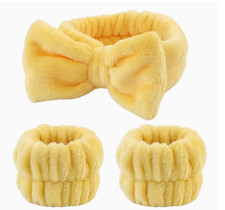3 PC Spa Headband and Wristband Set
