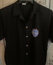 Vintage Crazy Shirt Club Maui Hawaii Button Front S/S Shirt Size Large USA Made