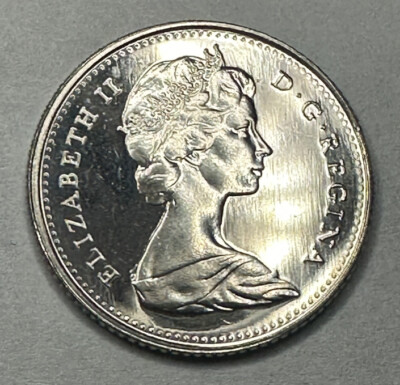 1974 Canadian 10Cent Dime Proof-Like Coin Uncirculated. Beautiful