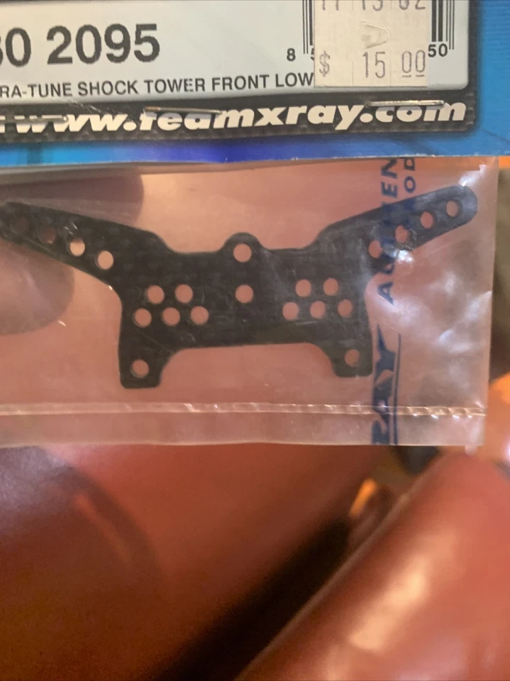 XRay302095 Shock Tower Front For Foam Tires-Graphite Orignal NewOldStock - Image 3 of 4