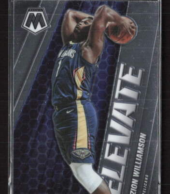 2020-21 Panini Mosaic #3 Zion Williamson Elevate New Orleans Pelicans (P)