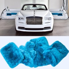🔥 Sheepskin Floor Mats Fits Rolls Royce Spectre Ghost Cullinan Phantom Dawn 🔥