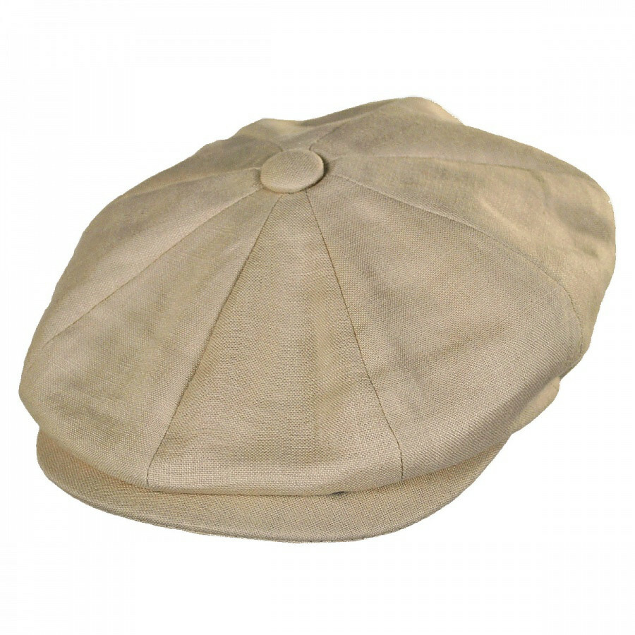 Jaxon Hats Linen and Cotton Newsboy Cap | eBay