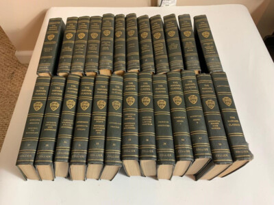 THE HARVARD CLASSICS First Edition InComplete 25 Book Set 1909