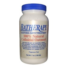 Batherapy Natural Colloidal Oatmeal Soothing Bath Treatment Fragance Free 7 OZ