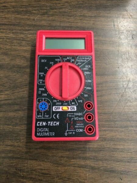 Centech 7 Function Digital Multimeter Meter 90899 for sale online | eBay