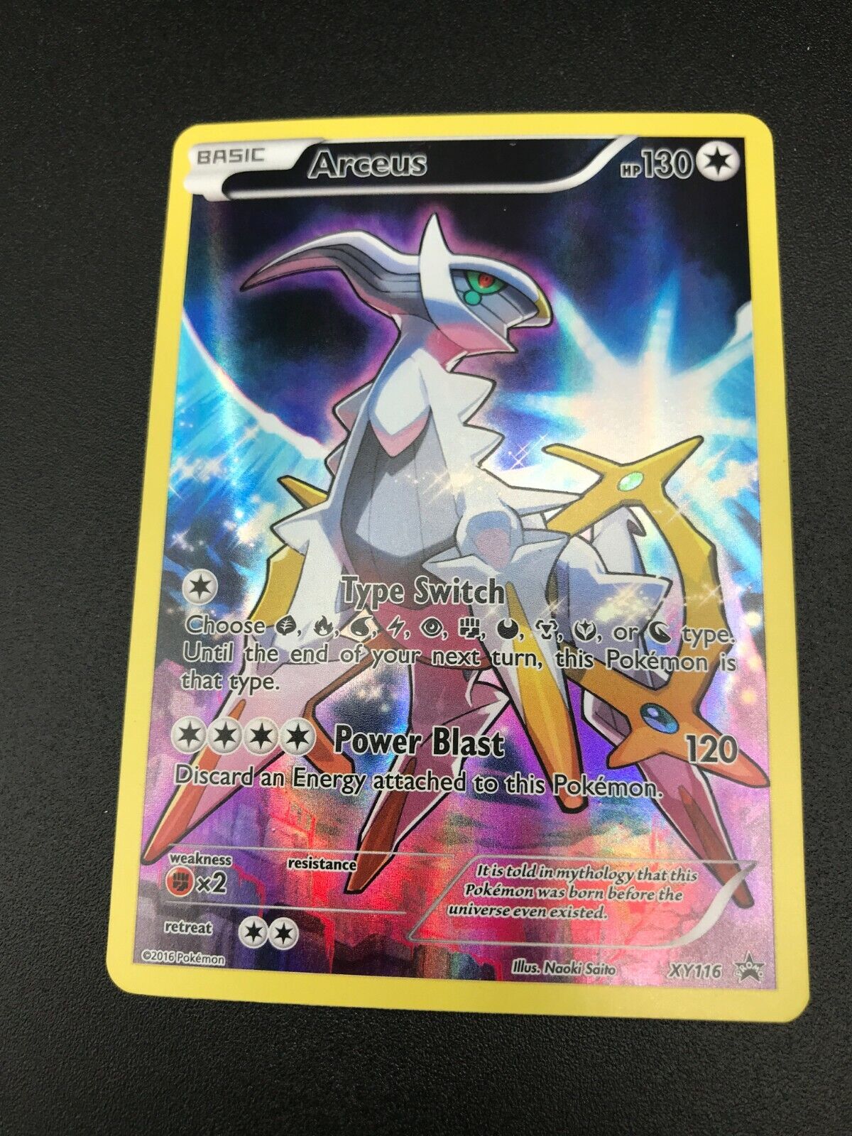 Carta Pokémon Lendário Arceus Full Art Xy Promo 116 em Promoção na