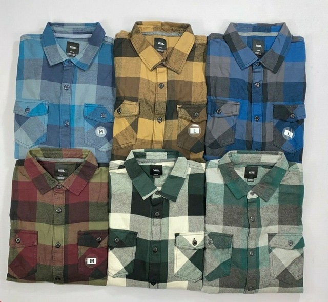 vans tailored fit flannel
