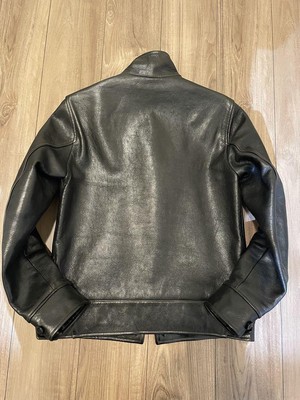 WESTRIDE CYCLE TOGS Leather Jacket Black size 34 | eBay