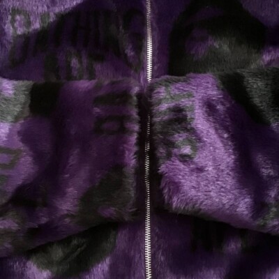 BAPE B BOY FUR JACKET Purple A Bathing Ape Size M | eBay