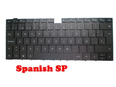 Laptop Keyboard For HUAWEI MateBook X Pro 2021 MACHD-WDH9 Black Spanish SP