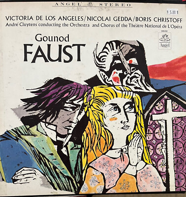 GOUNOD FAUST VICTORIA DE LOS ANGELES BOOKLET MET Opera Guide Rehearsal 12/27/68