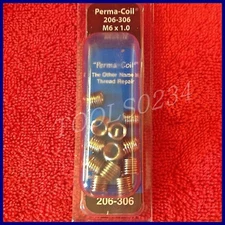 M6 x 1.0 Metric Coil Inserts Pack of 12 USA Perma Coil 206-306 Fits Heli
