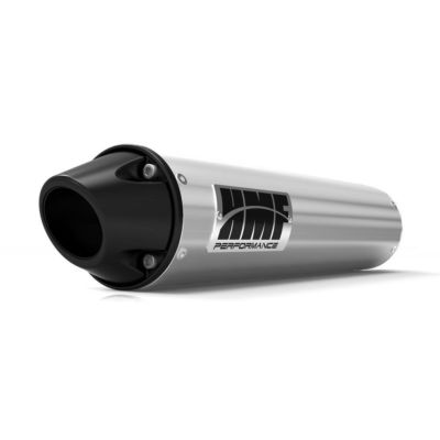 HMF Performance Brushed/Black Euro Cap Slip On Exhaust Pipe Honda TRX400EX 400X
