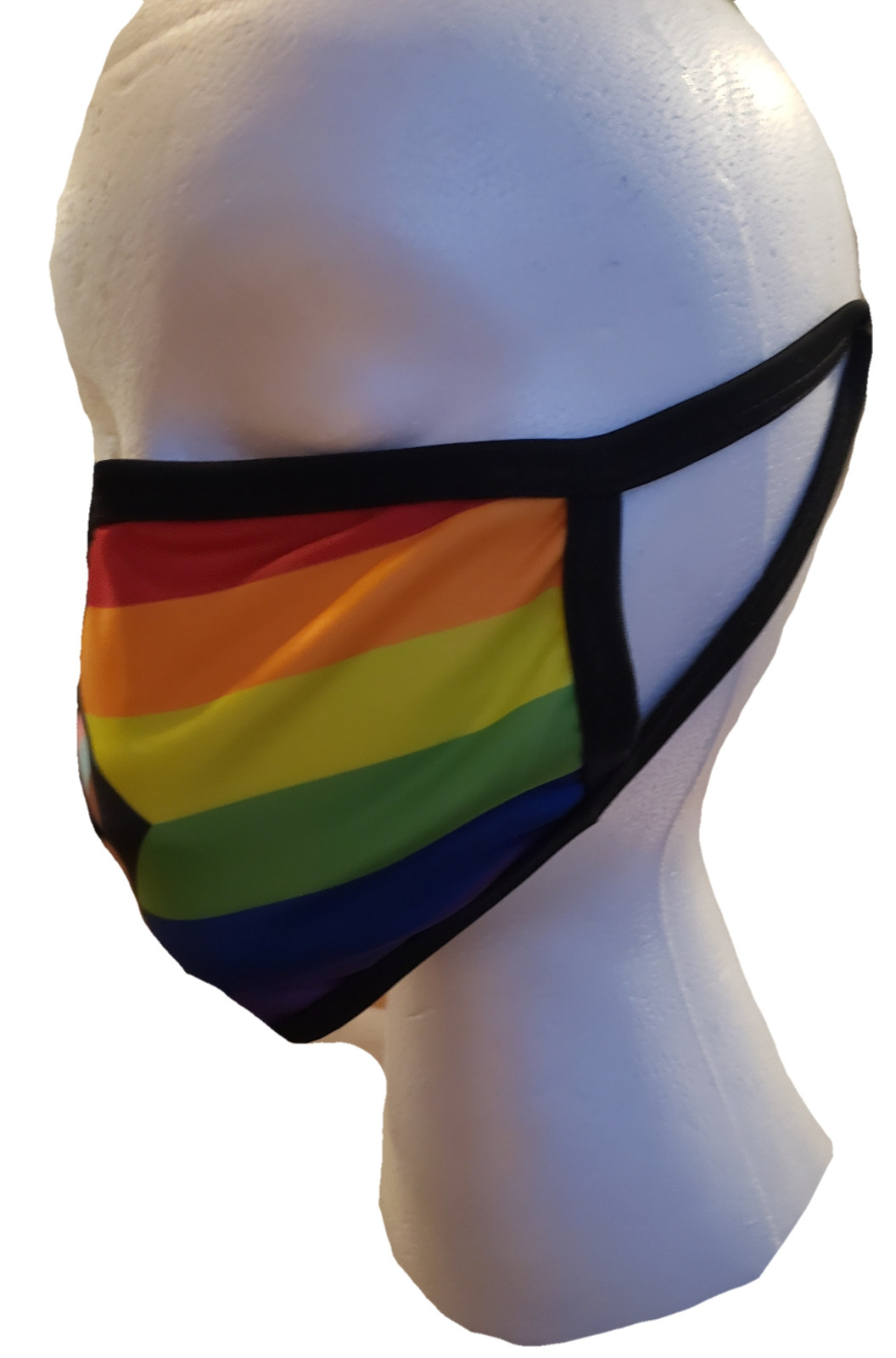Gay Face Mask Progress Rainbow Trans Flag Pride LGBT LGBTQ Transgender