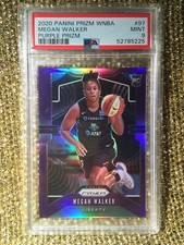 megan walker Phoenix Mercury 2020 Prizm Wnba Purple 119/125 RC PSA 9