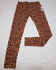 Wild Fable Women's Jersey Leggings Size XS High Waisted Brown Black Leopard NWT