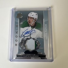 14-15 UD Upper Deck The Cup Curtis McKenzie  /249  #103 Rookie Patch Auto Dallas