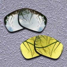 US Silver Golden Polarized Replacement Lenses For-Oakley Holbrook Mix