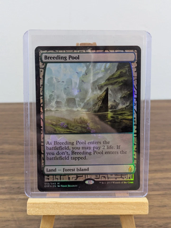 Breeding Pool Foil Zendikar Expeditions Magic The Gathering MTG Card Holo Land - Image 2 of 4