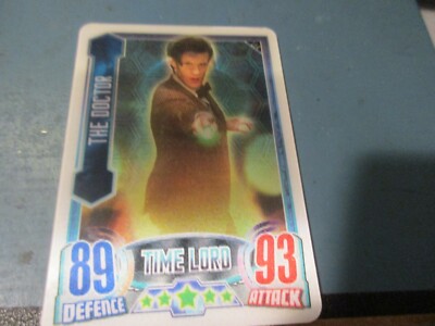 2012 Topps Doctor Who Alien Attax Time Lord Card - Matt Smith & David Tennant