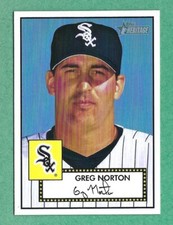 2001 Topps Heritage Baseball - Greg Norton #99 White Sox