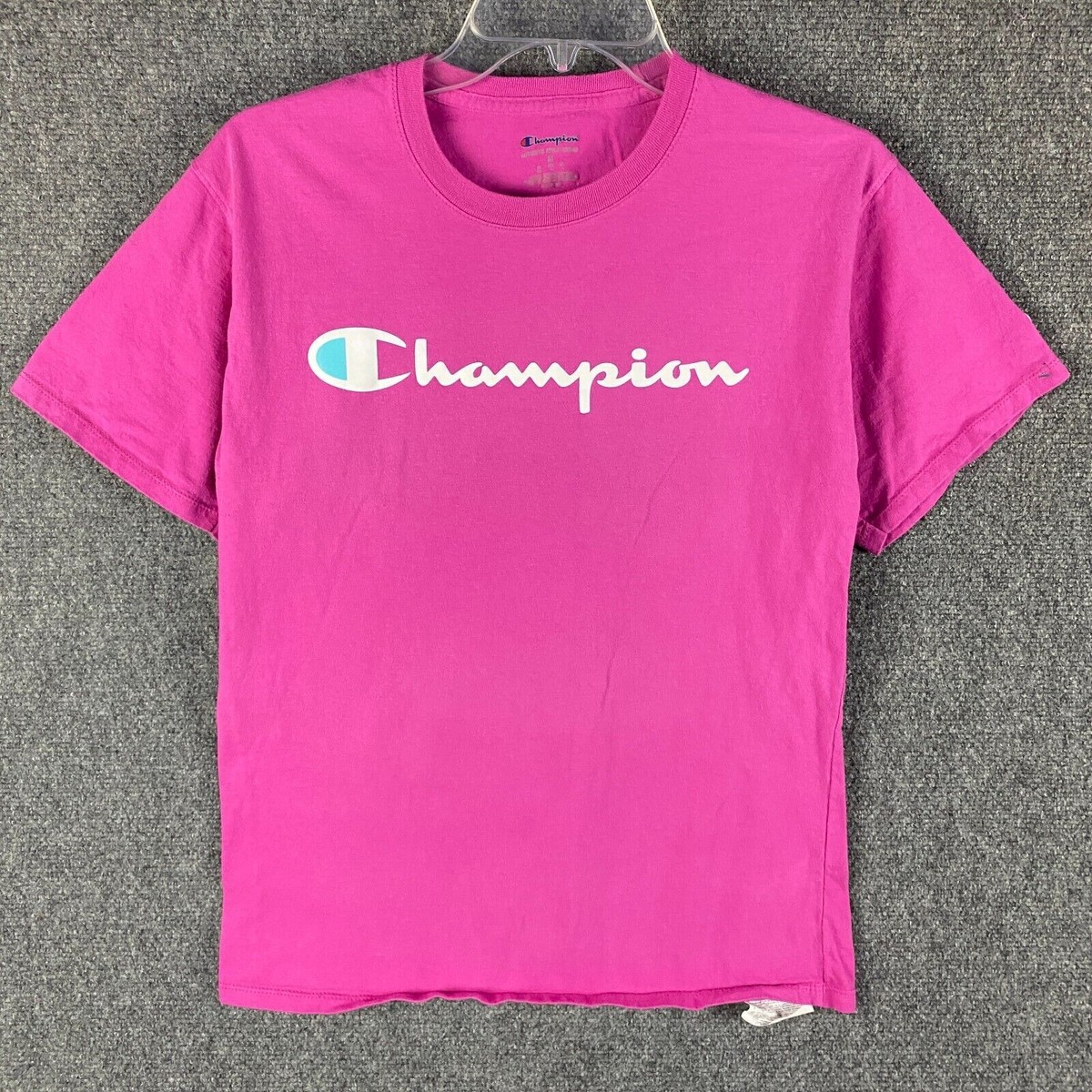 Champion T-Shirt Women's Medium Short Sleeve 100% Cotton