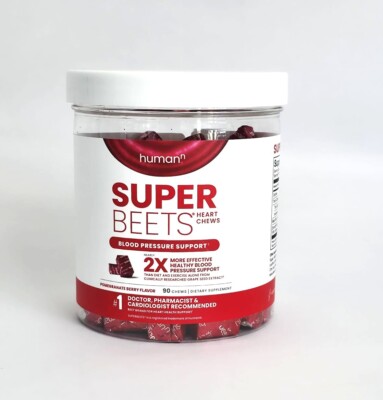 HumanN SuperBeets Heart Chews, 90 Count