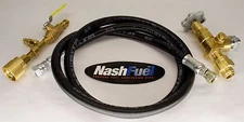 3/4" NGT M. TO 1-1/4" ACME LIQUID PROPANE TRANSFER KIT TANK FILLER UNLOADING LPG