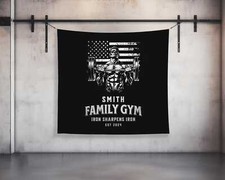 Motivational Gym Wall Banner - Funny Custom Workout Decor
