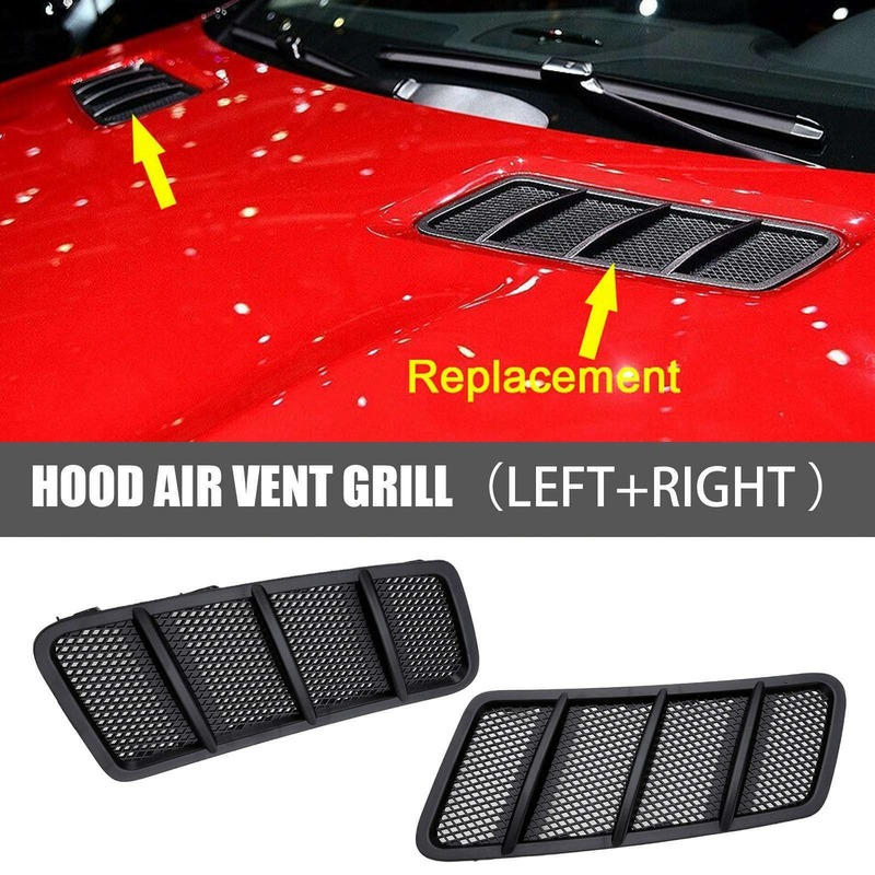 Mercedes W166 GL350 GL450 2012-2015 Front Hood Air Vent Grills Pair Left + Right