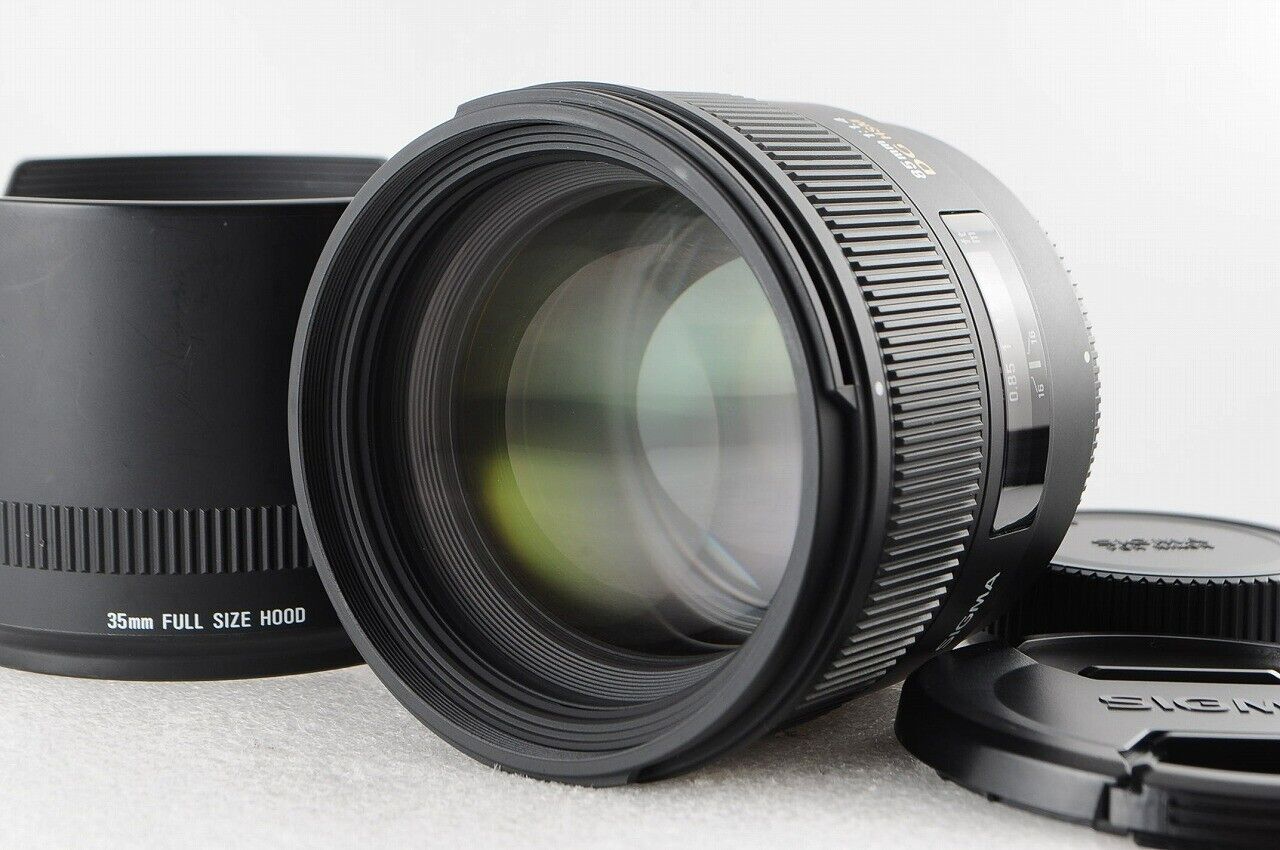 [Top Mint] SIGMA 85mm F/1.4 DG HSM EX Prime AF Lens Nikon F mount from  Japan 562