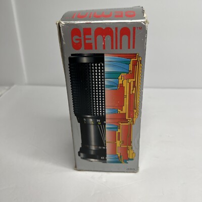 Gemini f/4.5 80-200mm Macro MC Zoom Lens In Original Box