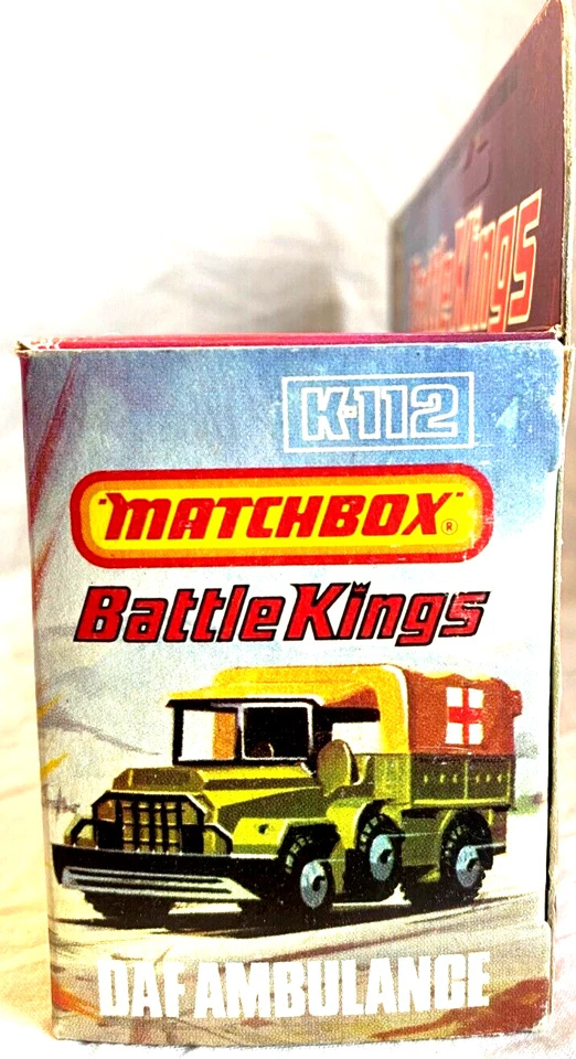 Matchbox 1976 Battle Kings Series K-112 DAF Ambulance (Seller Cat#0318) - Image 4 of 4