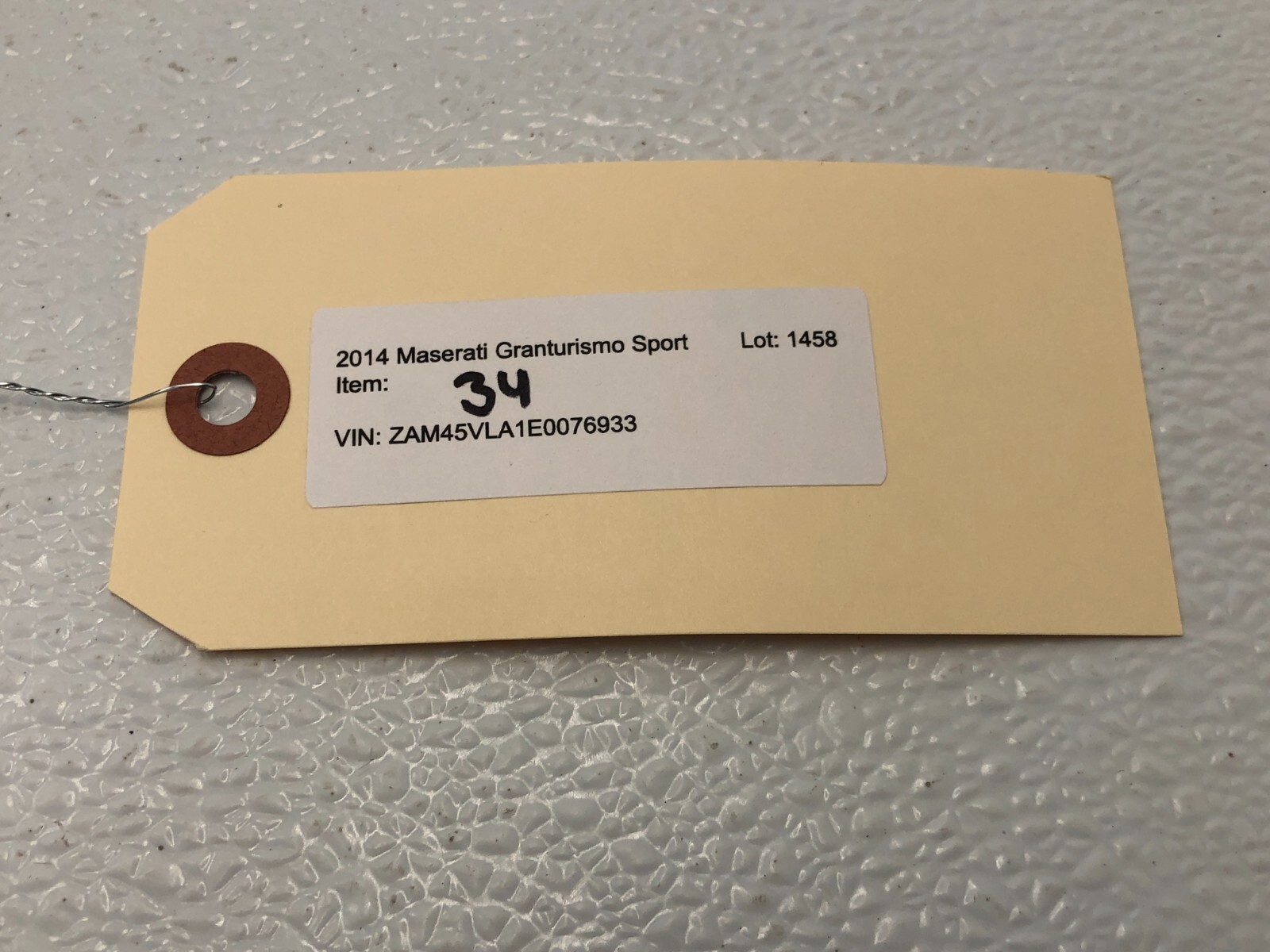 2013 2014 Maserati Granturismo M145 Interior Rear View Mirror Black 1458 OEM